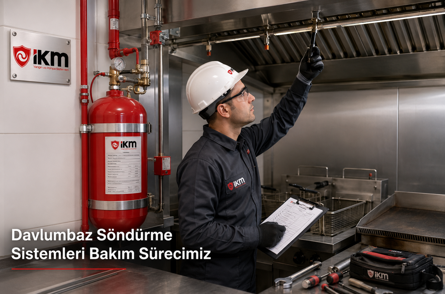 Davlumbaz Söndürme Sistemi Bakım Sürecimiz