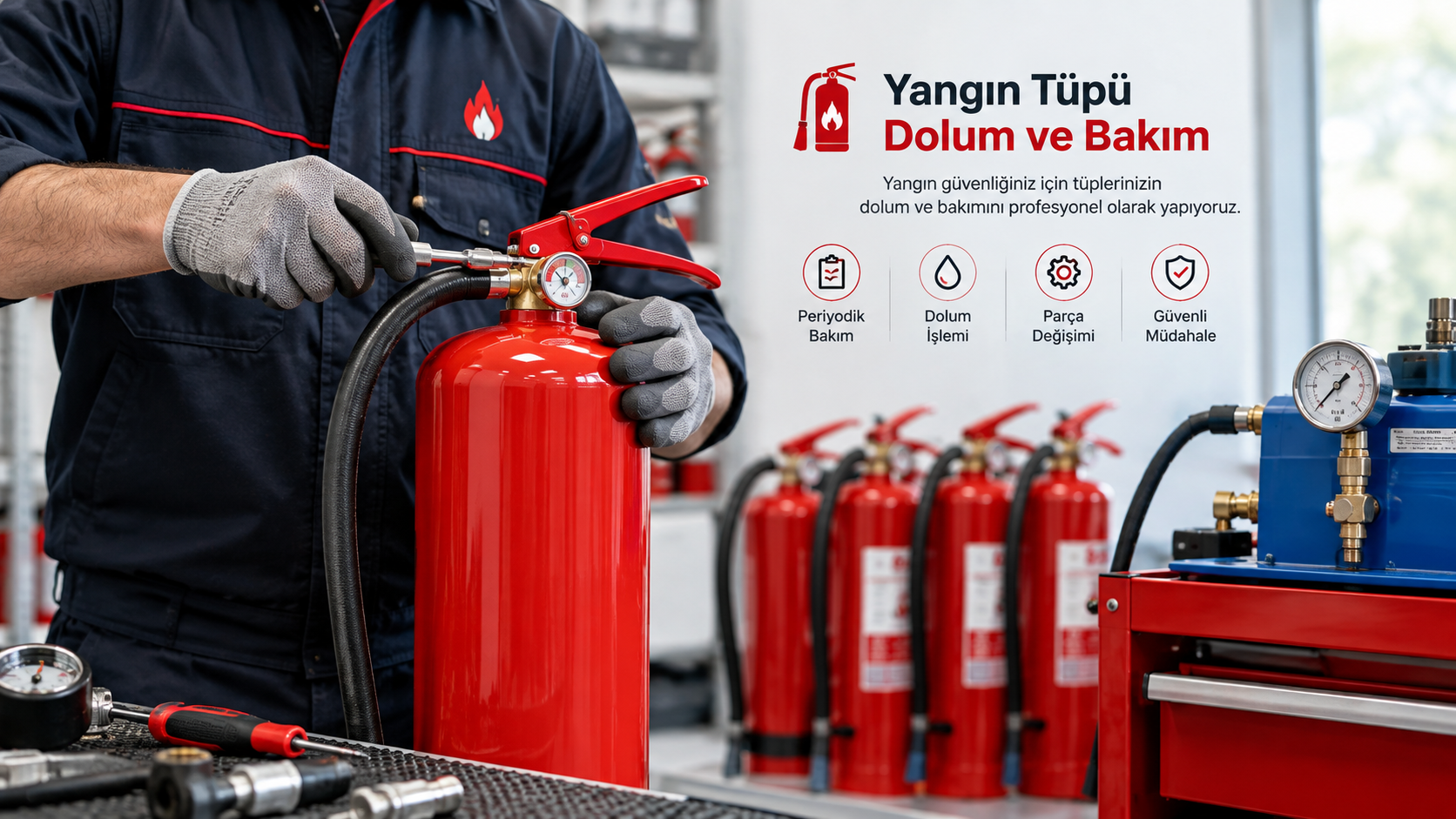 Yangın Tüpleri Dolum ve Bakım
