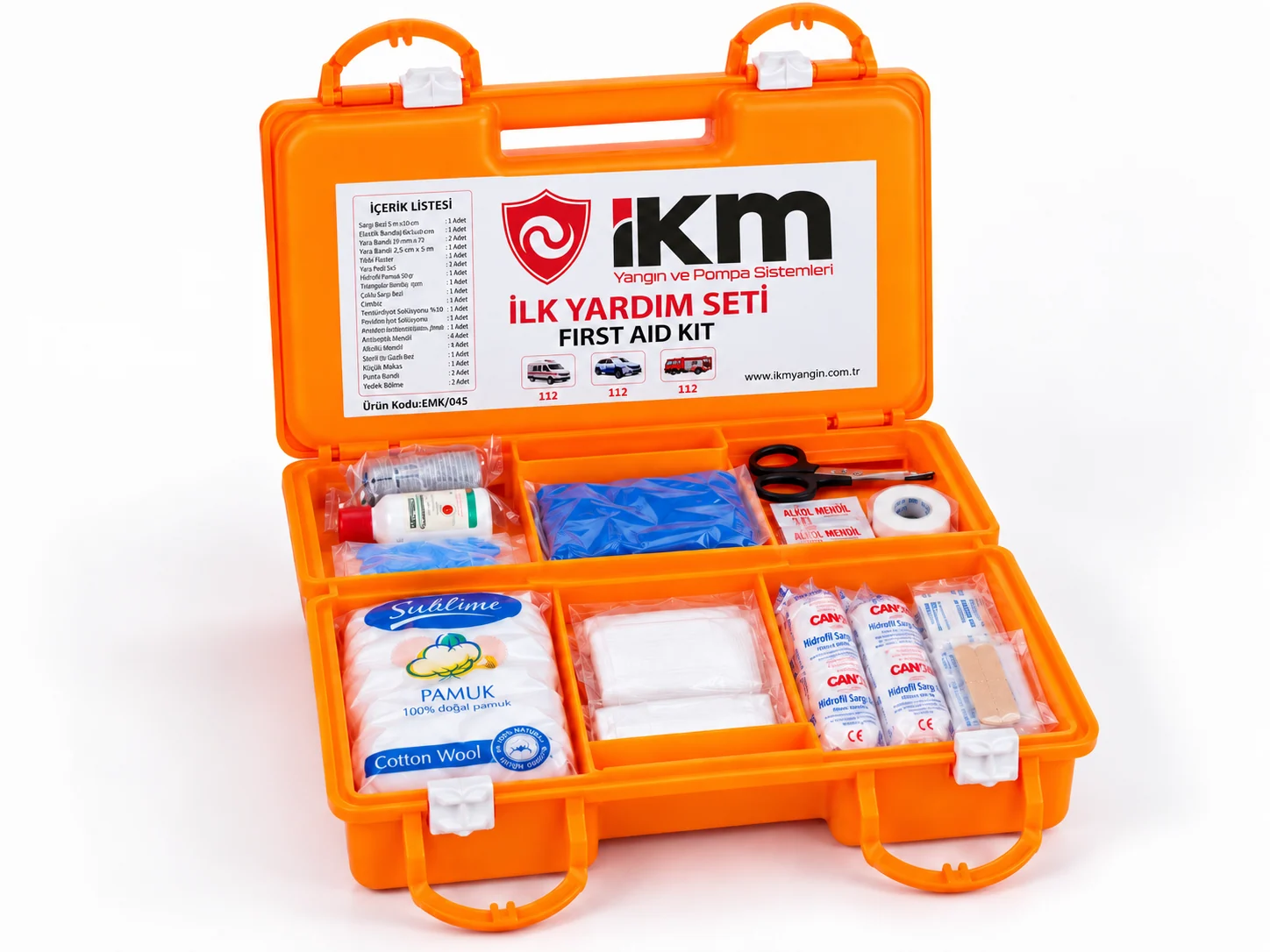 Plastik Çantalı İlk Yardım Seti